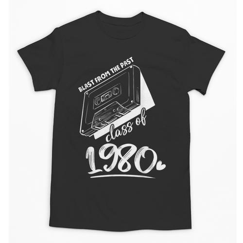Reunion Class Of 1980 School Graduation Blast From The Past Unisex T-Shirt - Best Gift Smart