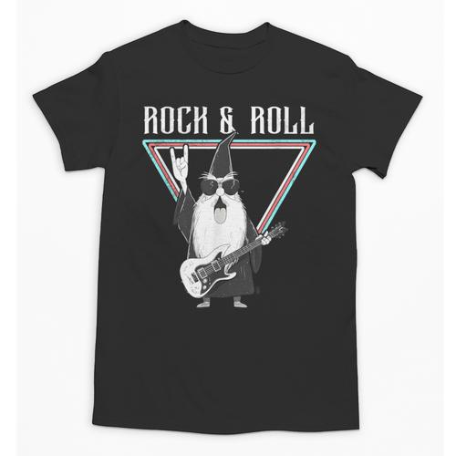 Rock & Roll Wizard Music Nostalgia Unisex T-Shirt - Figerry