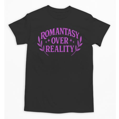 Romantasy Book Reader Aesthetic With Fantasy Feels Unisex T-Shirt - Bookorys