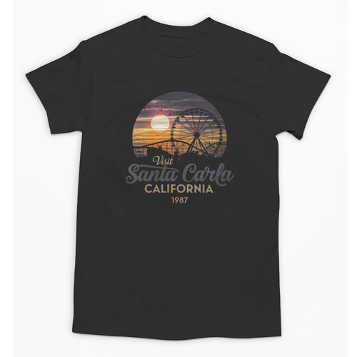 Santa Carla 1987 California Retro Sunset Nostalgia Unisex T-Shirt - Figerry
