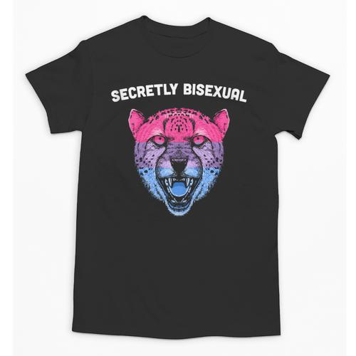 Secretly Bisexual Bi Introvert Bi Pride Antisocial LGBTQ Unisex T-Shirt - Raresse