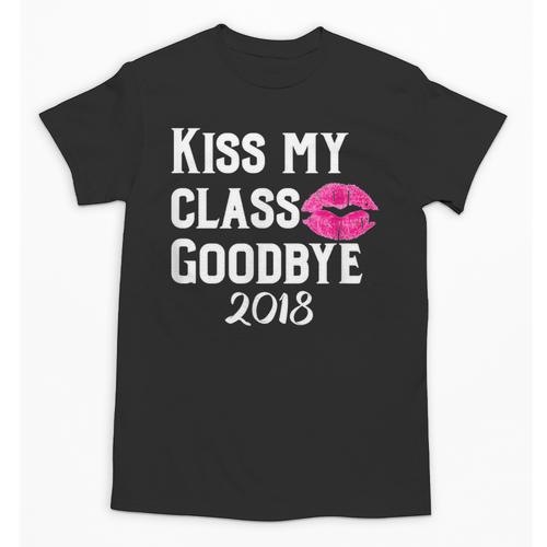 Sen18r Shirt Senior 2018 Graduation Kiss Lips Unisex T-Shirt - Best Gift Smart