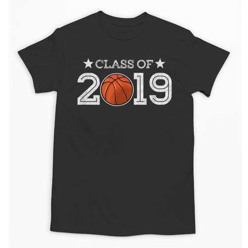 Senior 2019 Basketball Shirt Graduation Class Of 2019 Stars Unisex T-Shirt - Best Gift Smart