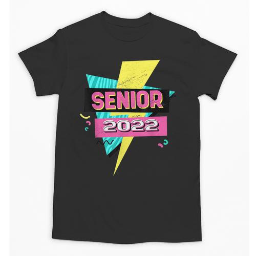 Senior 2022 Graduation Class Of 2022 Retro 90's Graduation Unisex T-Shirt - Best Gift Smart