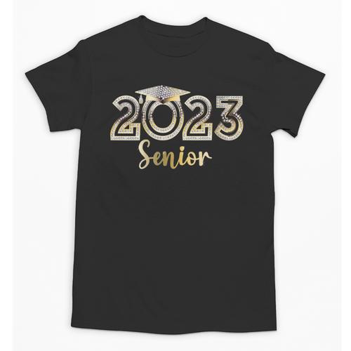 Senior 2023 Elegant Bling Graduation Senior 2023 Graduate Unisex T-Shirt - Best Gift Smart