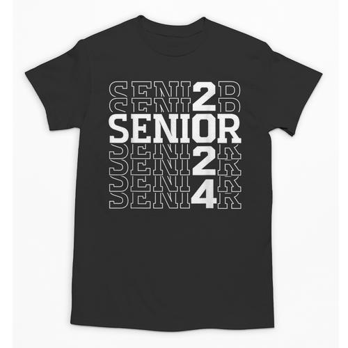 Senior 2024 Graduation Graduate Class Of 2024 Women Boy Girl Unisex T-Shirt - Best Gift Smart