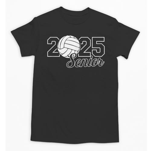 Senior 2025 Volleyball Mom High School Graduation Outfit Pro Unisex T-Shirt - Best Gift Smart