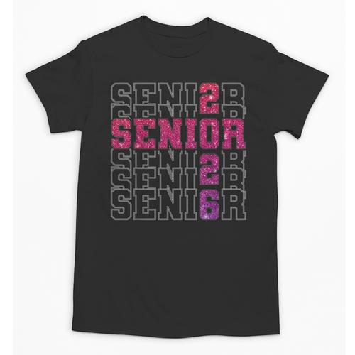 Senior 2026 Class Of 2026 Graduation 2026 Pink Girl Women Unisex T-Shirt - Best Gift Smart
