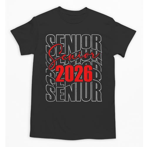 Senior 2026 Retro Class Of 2026 Graduation For Students Unisex T-Shirt - Best Gift Smart