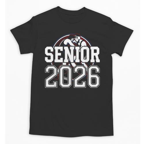Senior 2026 Wrestling Class Of 2026 Wrestler Graduation Unisex T-Shirt - Best Gift Smart