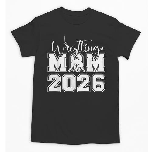 Senior 2026 Wrestling Mom Proud Senior 2026 Mom Graduation Unisex T-Shirt - Best Gift Smart