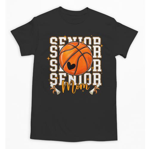 Senior Basketball Mom 2026 Basketball Graduation Unisex T-Shirt - Best Gift Smart