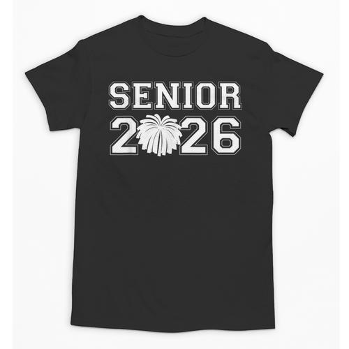 Senior Cheerleader Cheer Class Of 2026 Graduation Graduate Unisex T-Shirt - Best Gift Smart