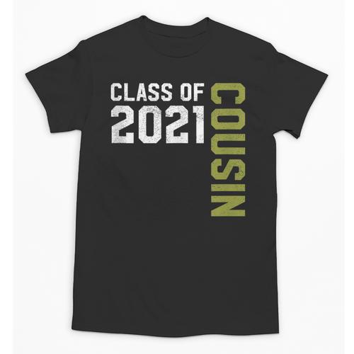 Senior Class Of 2021 Cousin Graduation Unisex T-Shirt - Best Gift Smart