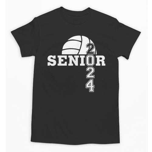 Senior Class Of 2024 Volleyball Seniors School Graduation Unisex T-Shirt - Best Gift Smart