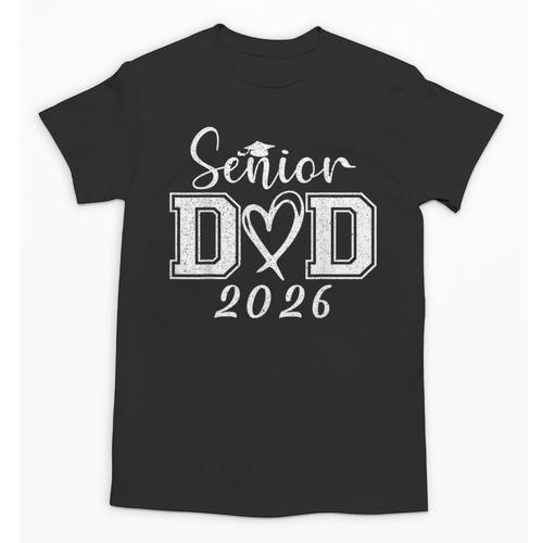 Senior Dad 2026 Graduation Class Of 2026 Men Daddy Father Unisex T-Shirt - Best Gift Smart