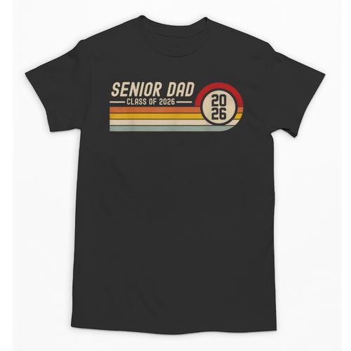 Senior Dad Class Of 2026 Graduation 2026 Graduate Vintage Unisex T-Shirt - Best Gift Smart