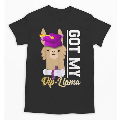Senior Graduation TShirt 2019 Got My Diploma Llama Pun Shirt Unisex T-Shirt - Best Gift Smart