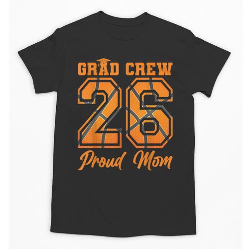 Senior Mom Class Of 2026 Basketball Mom Graduation Unisex T-Shirt - Best Gift Smart