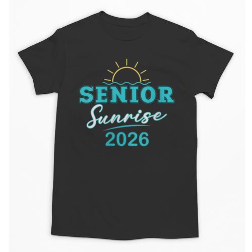 Senior Sunrise Class Of 2026 Vintage Graduation High School Unisex T-Shirt - Best Gift Smart
