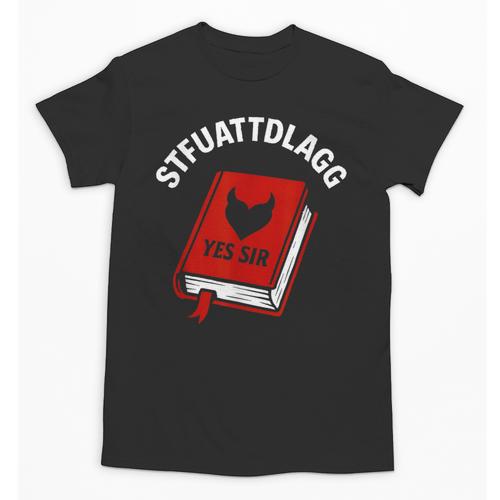 Sexy STFUATTDLAGG Yes Sir Reading Spicy Good Book Love Heart Unisex T-Shirt - Bookorys