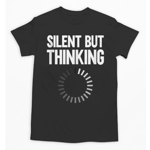 Silent But Thinking Introvert Unisex T-Shirt - Raresse