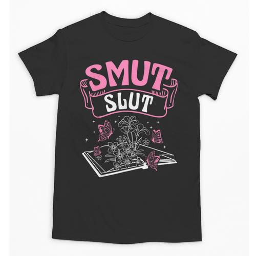 SMUT Slut Provocative Literature Book Club Book Reading Unisex T-Shirt - Bookorys