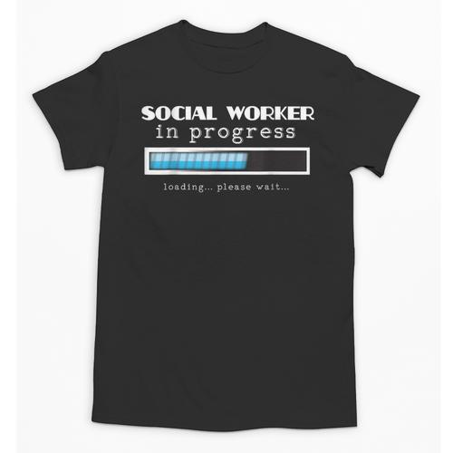 Social Worker In Progress MSW Masters Graduation Shirt Unisex T-Shirt - Best Gift Smart
