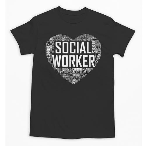 Social Worker T Shirt Love Month Graduation Tshirt Unisex T-Shirt - Best Gift Smart