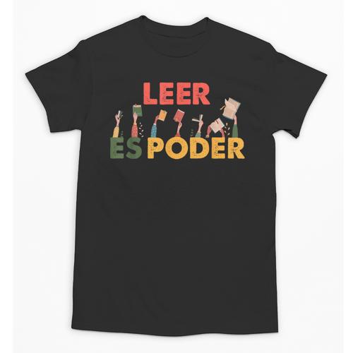 Spanish Reading Book Lover Teacher Maestra Leer Es Poder For Men Women Unisex T-Shirt - Bookorys DE