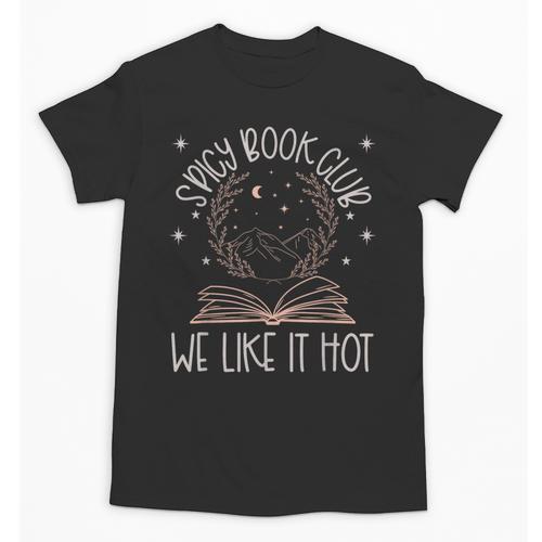 Spicy Book Club Dark Romance Lover Of Spicy Bookish Merch Unisex T-Shirt - Bookorys DE