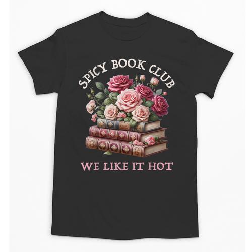 Spicy Book Club Dark Romance Reader Women Bookish Merch Cute Unisex T-Shirt - Bookorys