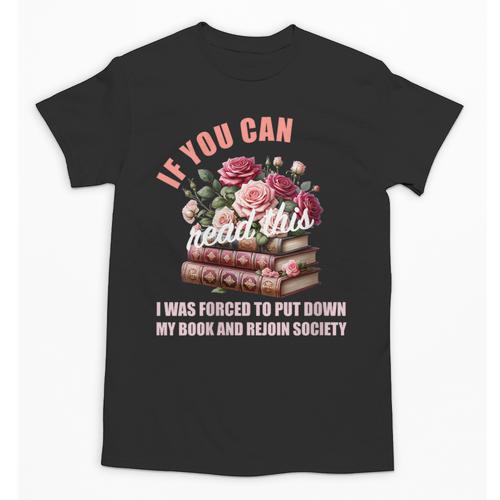 Spicy Book Lover Merch If You Can Read This Fairy Tales Now Unisex T-Shirt - Bookorys CA
