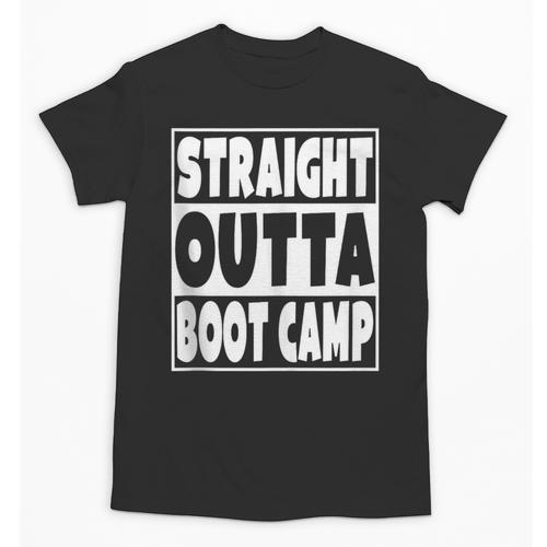 Straight Outta Boot Camp Military Basic Training Graduation Unisex T-Shirt - Best Gift Smart