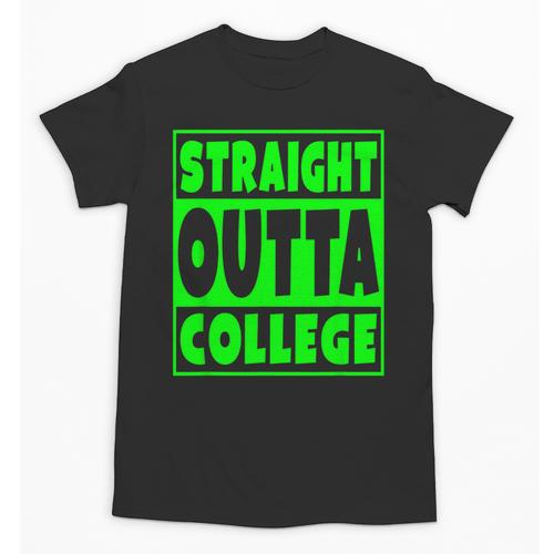 Straight Outta College 2018 Graduation Unisex T-Shirt - Best Gift Smart
