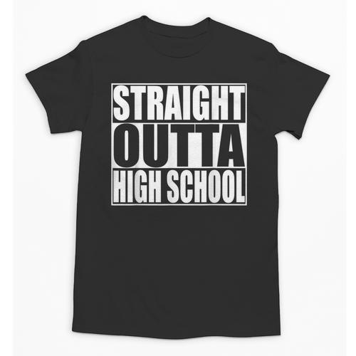 Straight Outta High School Graduation T-Shirt Unisex T-Shirt - Best Gift Smart