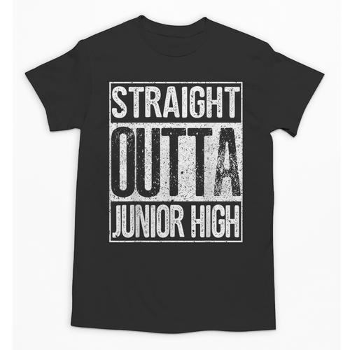Straight Outta Junior High Shirt Graduation Idea Unisex T-Shirt - Best Gift Smart