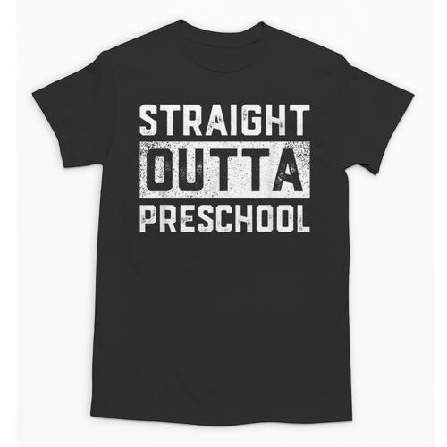 Straight Outta Preschool Graduation Kids Unisex T-Shirt - Best Gift Smart