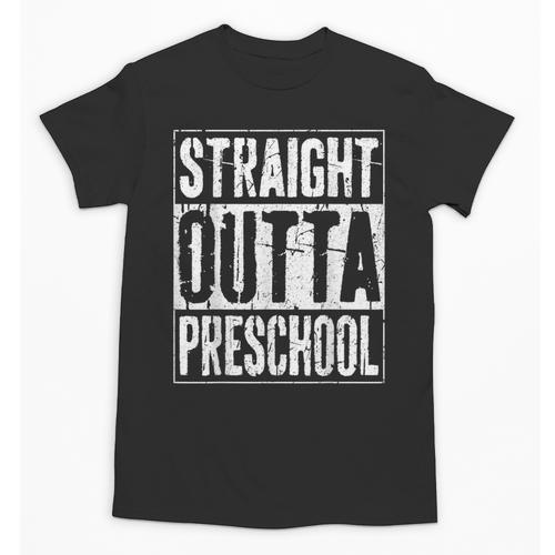 Straight Outta Preschool Shirt Preschool Boy Girl Graduation Unisex T-Shirt - Best Gift Smart