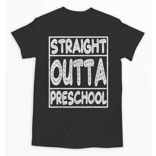 Straight Outta Preschool Shirt Graduation Idea Unisex T-Shirt - Best Gift Smart