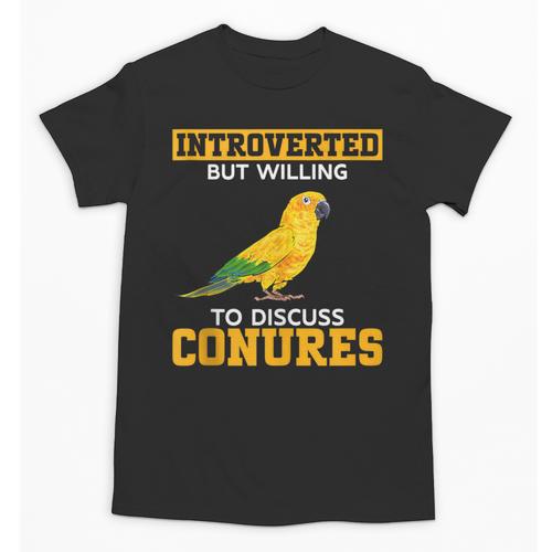 Sun Conure Introvert Parrot Bird Sun Conure Unisex T-Shirt - Raresse