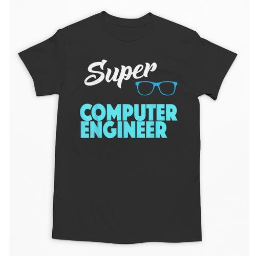 Super Computer Engineer New Job Graduation Unisex T-Shirt - Best Gift Smart