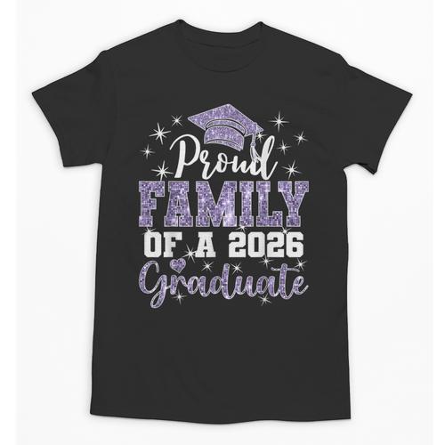 Super Proud Family Of 2026 Graduate Senior Graduation Family Unisex T-Shirt - Best Gift Smart