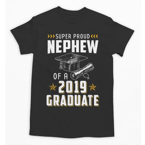 Super Proud Nephew Of A 2019 Graduate Shirt Graduation Unisex T-Shirt - Best Gift Smart