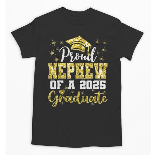 Super Proud Nephew Of 2025 Graduate Senior Graduation Family Unisex T-Shirt - Best Gift Smart