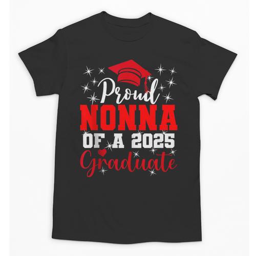 Super Proud Nonna Of 2025 Graduate Senior Graduation Family Unisex T-Shirt - Best Gift Smart