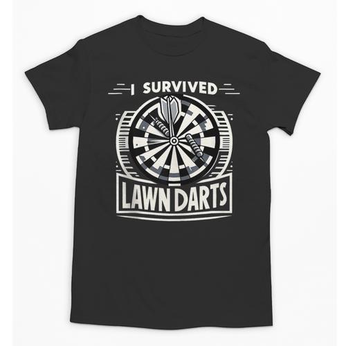 I Survived Lawn Darts Classic Yard Nostalgia Game Fun Unisex T-Shirt - Figerry
