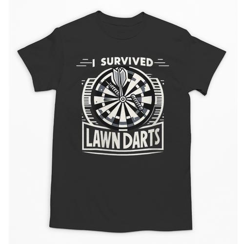 I Survived Lawn Darts Classic Yard Nostalgia Game Fun Unisex T-Shirt - Figerry