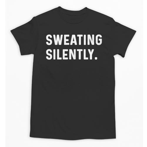 Sweating Silently Introvert Weight Lifting Cardio Run Bench Unisex T-Shirt - Raresse