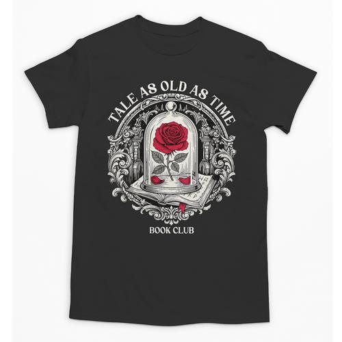 Tale As Old As Time Classic Book Lover Retro Unisex T-Shirt - Bookorys